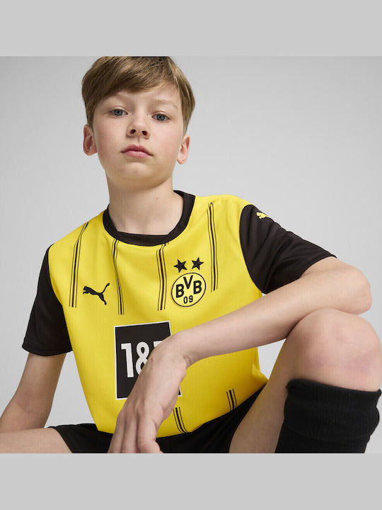 Borussia Dortmund Home Replica Kids Football Jersey