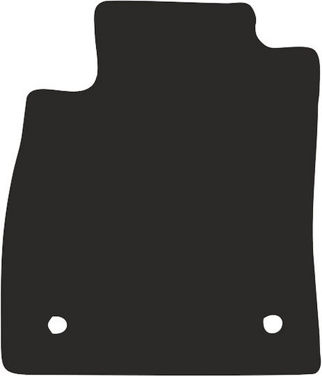 Nylon Driver Mat Ford Fiesta Mk8 Hatchback 2017 Rubberized Driver Mat