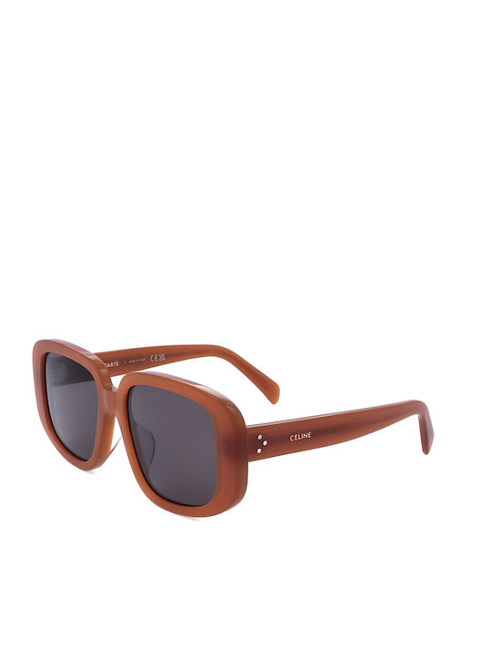 Celine Women's Sunglasses with Brown Frame and Gray Lens CL40299U-45A