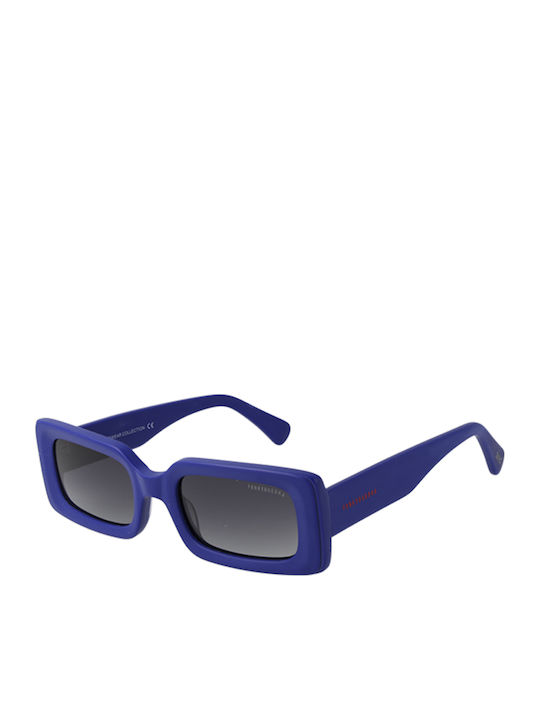 Funky Buddha Women's Sunglasses with Blue Frame with Polarized Lens FBS2040/001