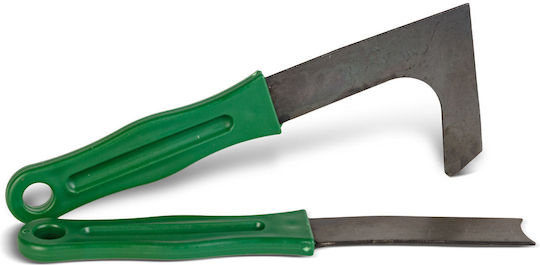 Set 2 Cuțite Pentru Îndepărtarea Buruienilor De Grădină 20 Cm Oțel Inoxidabil Mâner Antiderapant