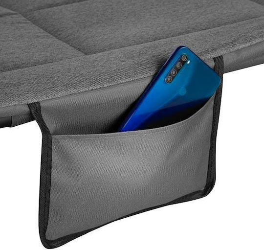 Nils Foldable Guest Bed Campaign Single Gray 200x60cm