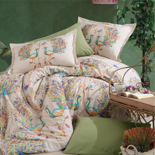 Clasy Home Σετ Διπλή 200x220cm Μπεζ