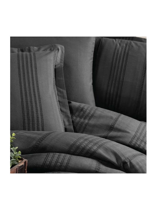 Clasy Home Подредба Пликове За Завивки 100% Памук 200x220см Двойна С 2 Калъфки За Възглавници И 1 Чаршаф Бежова