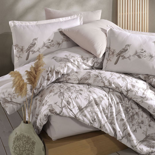 Clasy Home Σετ Μονή 150x220cm Γκρι