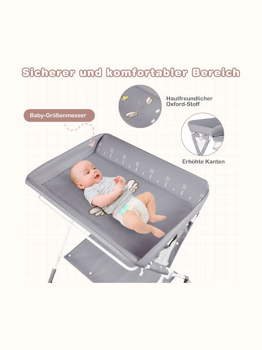 Costway Travel Changing Pad from Grey Fabric