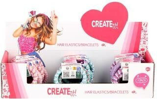 Create It Haargummis 3 Stück Lila