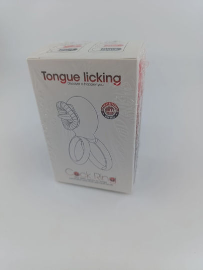 Tongue Licking Penis Ring Bluetooth Control Mobile App Silico