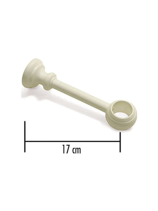 Gardinia Wall Curtain Rail Base