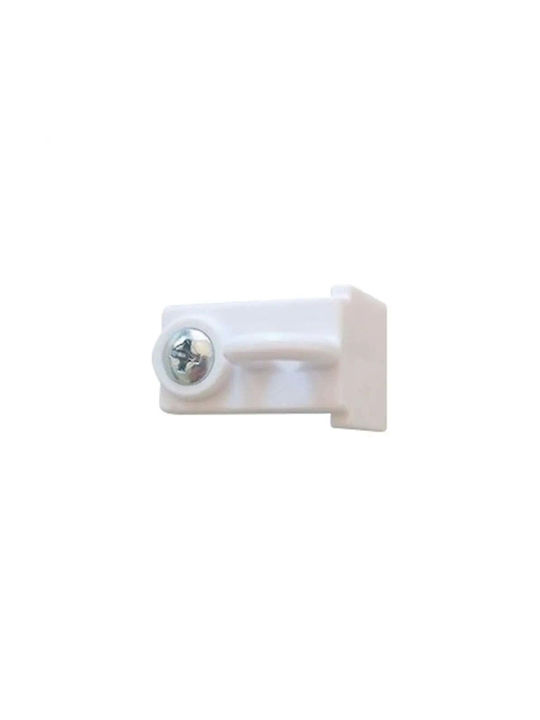 Gardinia White Curtain Wood End