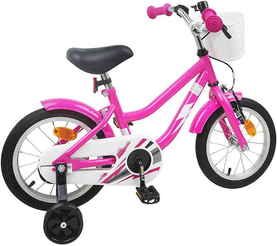 vidaXL 12" Kinderfahrrad Stadt Rosa