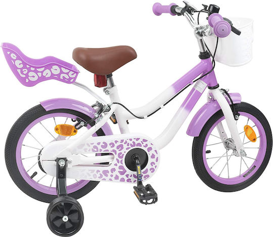 vidaXL 14" Παιδικό Ποδήλατo BMX Μωβ