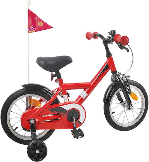 vidaXL 14" Παιδικό Ποδήλατo BMX Κόκκινο