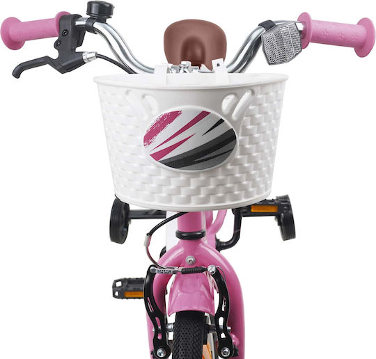 vidaXL 16" Детско Колело BMX Розово