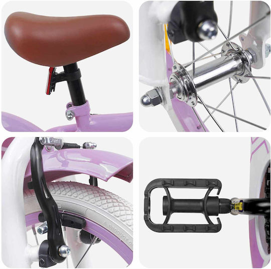 vidaXL 14" Kinderfahrrad BMX Lila
