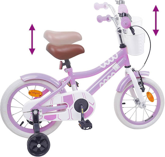 vidaXL 14" Kinderfahrrad BMX Lila