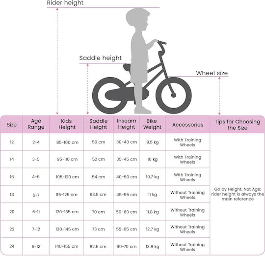 vidaXL 14" Kids' BMX Bicycle White