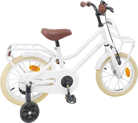 vidaXL 12" Kinderfahrrad BMX Weiß