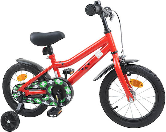vidaXL 16" Kids' BMX Bicycle Red