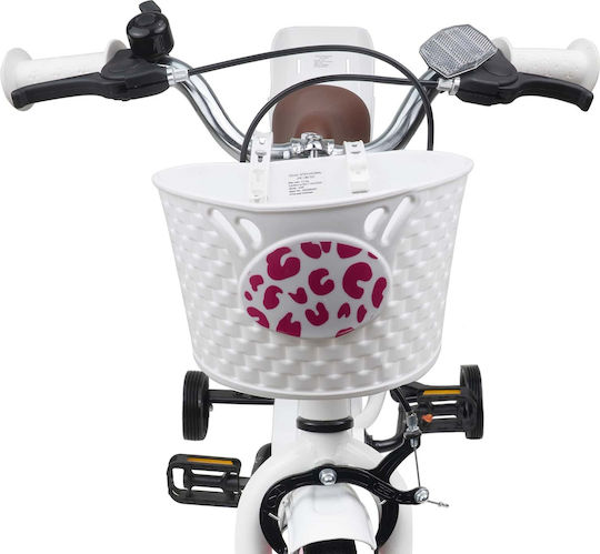 vidaXL 14" Παιδικό Ποδήλατo BMX Λευκό