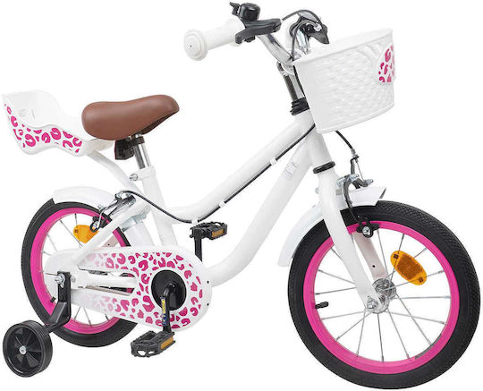 vidaXL 14" Παιδικό Ποδήλατo BMX Λευκό