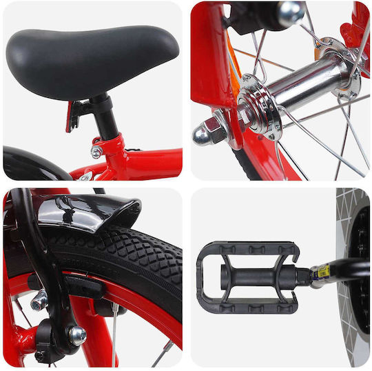 vidaXL 12" Kids' BMX Bicycle Red