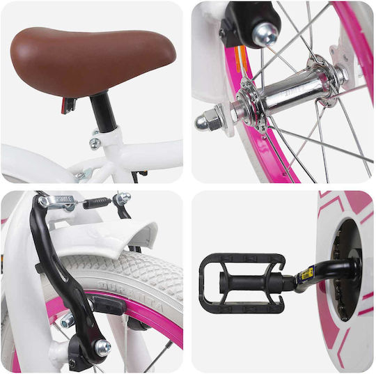 vidaXL 12" Kids' BMX Bicycle White