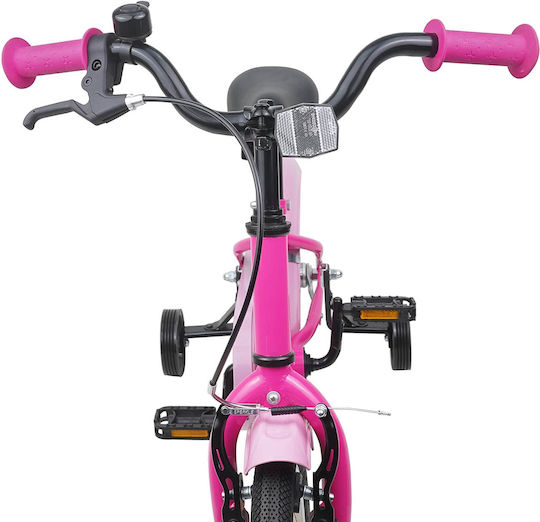vidaXL 14" Детско Колело BMX Розово