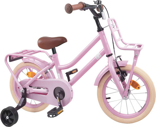 vidaXL Bicicletă Copii BMX 16" Roz