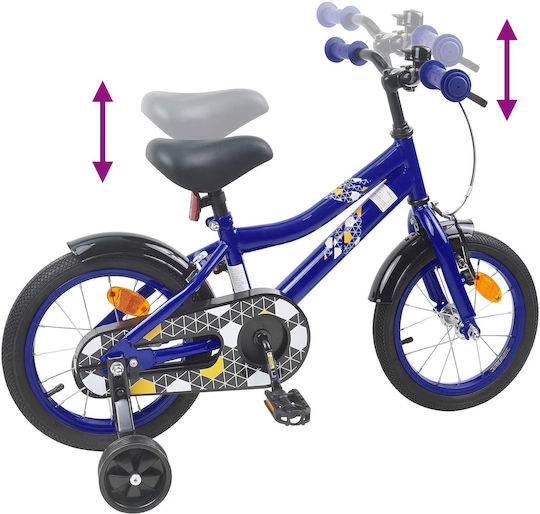 vidaXL 12" Παιδικό Ποδήλατo BMX Μπλε
