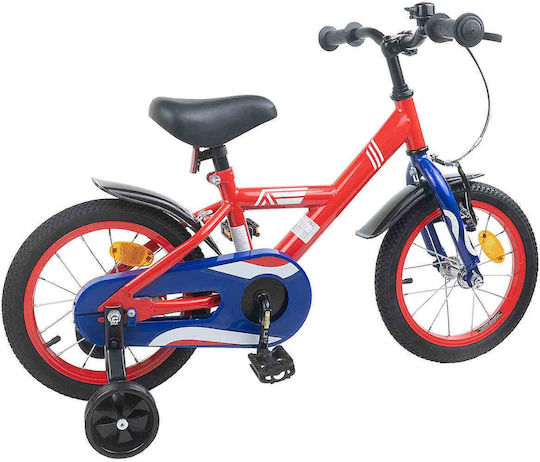 vidaXL Bicicletă Copii BMX 14" Roșie