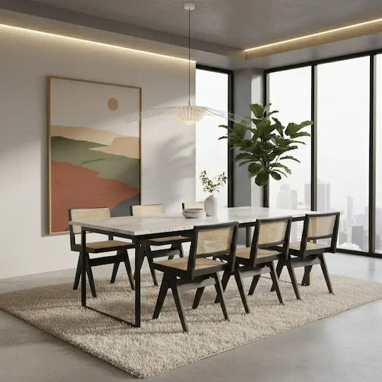 Theodore Scaun De Dining Lemn Negru