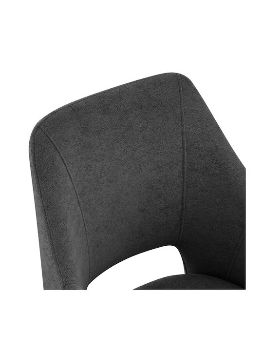 Nordo Ess- und Küchenstühle Metallisch Anthrazit 56x58x85cm