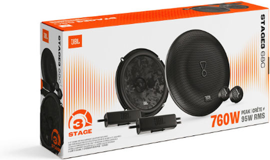 JBL Stage 3 68C Autolautsprecher Set 6,5" mit 95W RMS Tieftöner