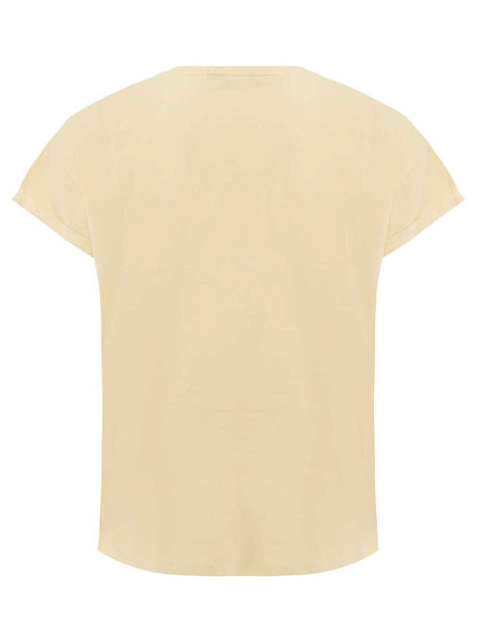 Γυναικείο T-shirt Κιτρινο