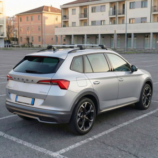 Roof Rack Classic Roof Rails Skoda Kamiq From 2019 Lightweight Silver