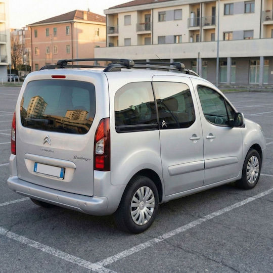 Μπάρες Οροφής Αλουμινίου για Citroen Berlingo 2008-2018 (Σετ με πόδια) Μαύρες