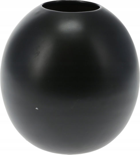 Koopman Decorative Black Porcelain Vase 10xH12cm