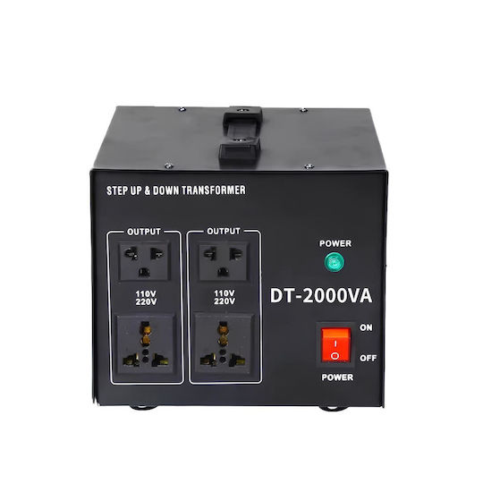 Transformator De Ridicare Coborâre Dt-2000w Convertor De Tensiune 110v-220v