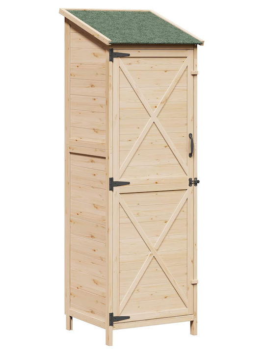 Wooden Garden Shed M0.595xW0.56xH1.765m