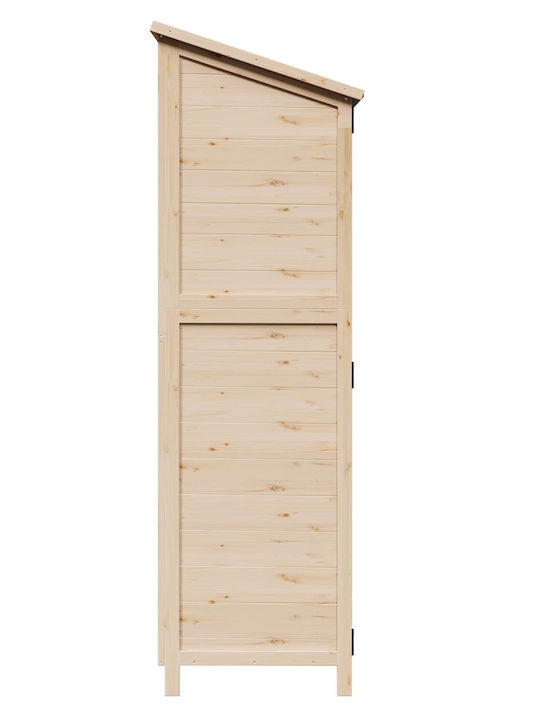 Wooden Garden Shed M0.595xW0.56xH1.765m