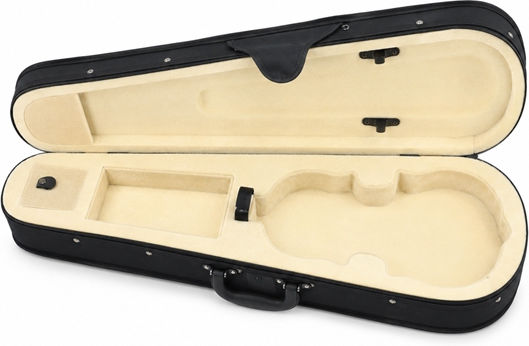 Valiză Pentru Vioară 4/4 Depox Protecție Instrument Căptușită Interior Negru