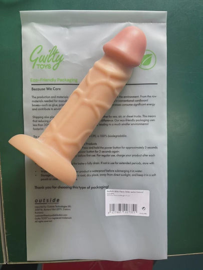 Guilty Toys Dildo Realistic Cu Ventuză Flesh