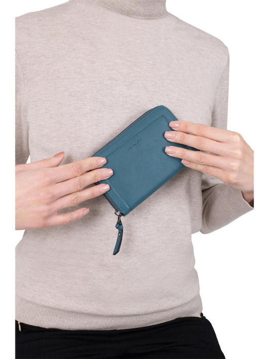 Leather Women's Wallet with RFID Black