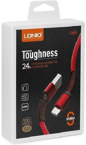 Ldnio Ls63 USB-A to Lightning Cable Μπλε 1m