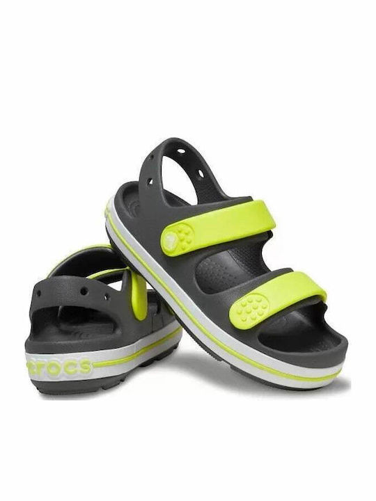 Crocband Children's Anatomical Beach Shoes Gray