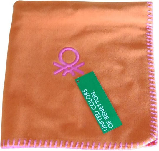 Benetton Dekorativer Kissenbezug Vlies Rote 47x47cm