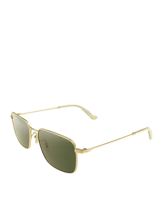 Police Unisex Sonnenbrille mit Silber Gestell und Grün Linse SPLR73 300K