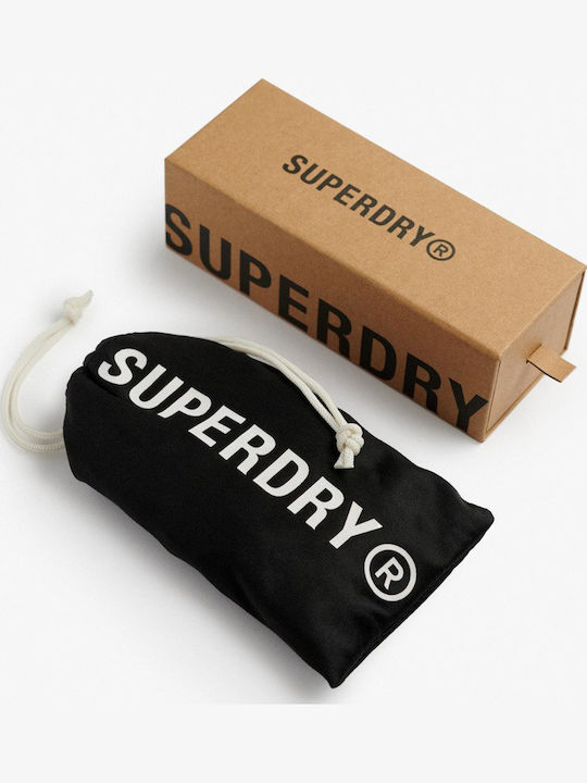 Superdry Men's Sunglasses with Brown Tartaruga Plastic Frame and Brown Lens W9710050A-F9X