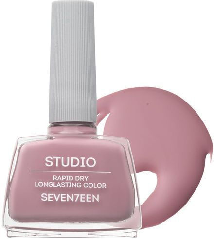 Seventeen Studio Rapid Dry Lasting Color Luciu Oja Uscare Rapidă Roșu 104 12ml
